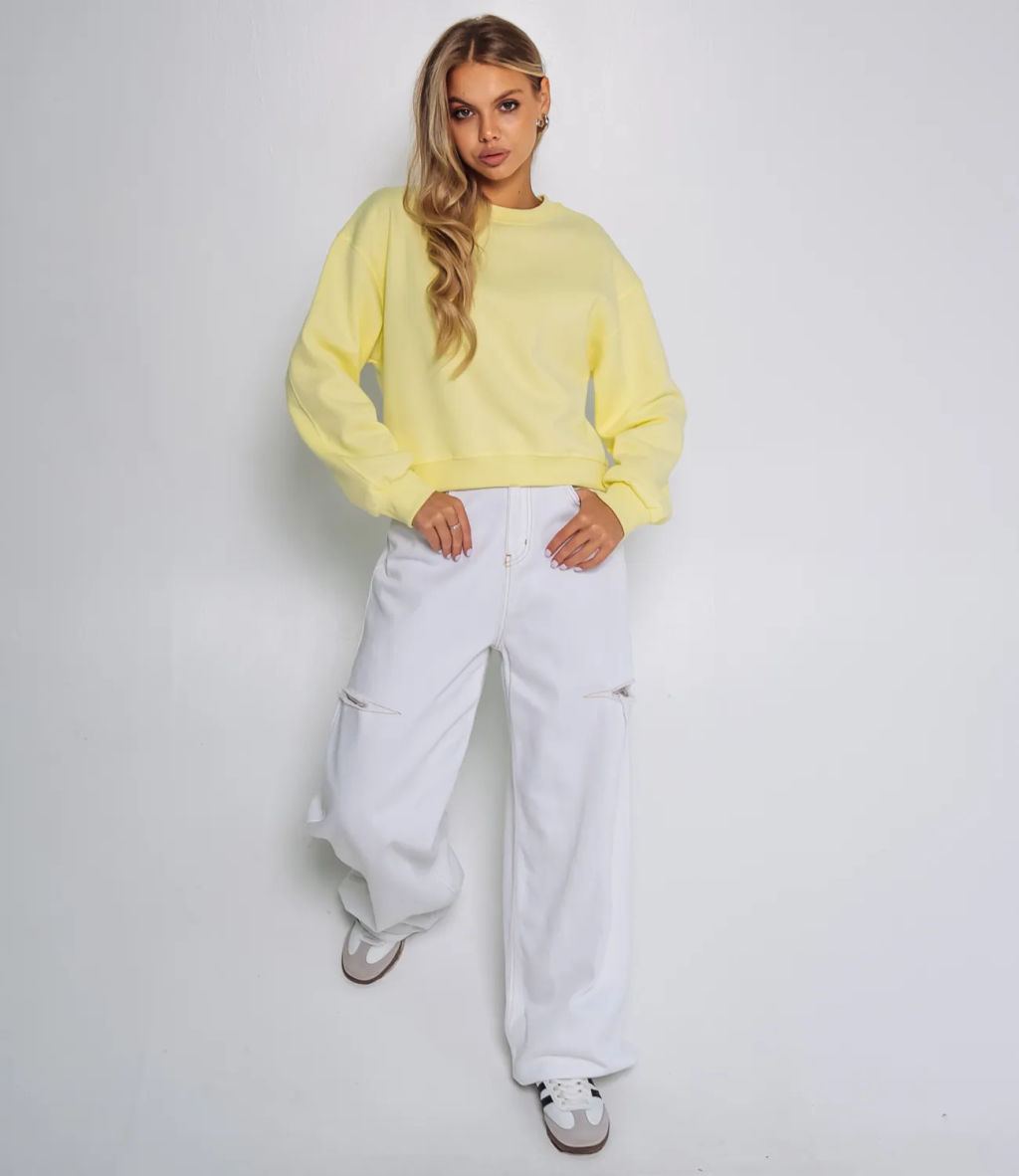 Свитшот #КТ2180 (2), жёлтый - Dommod фото 4