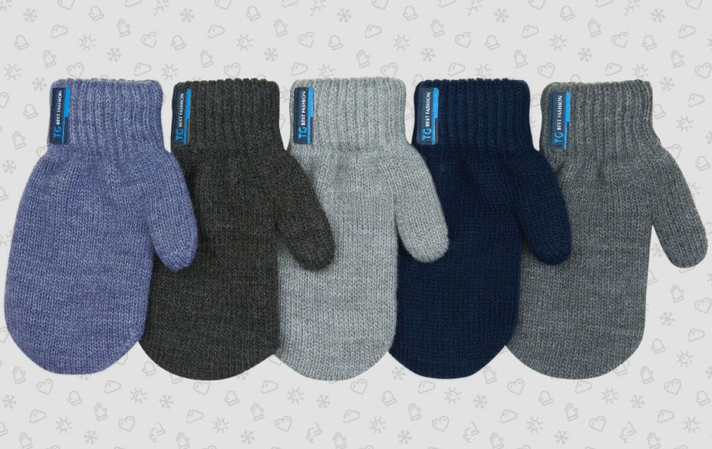 Варежки для мальчика TM-236 ассорти 194 Полярик  фото 3