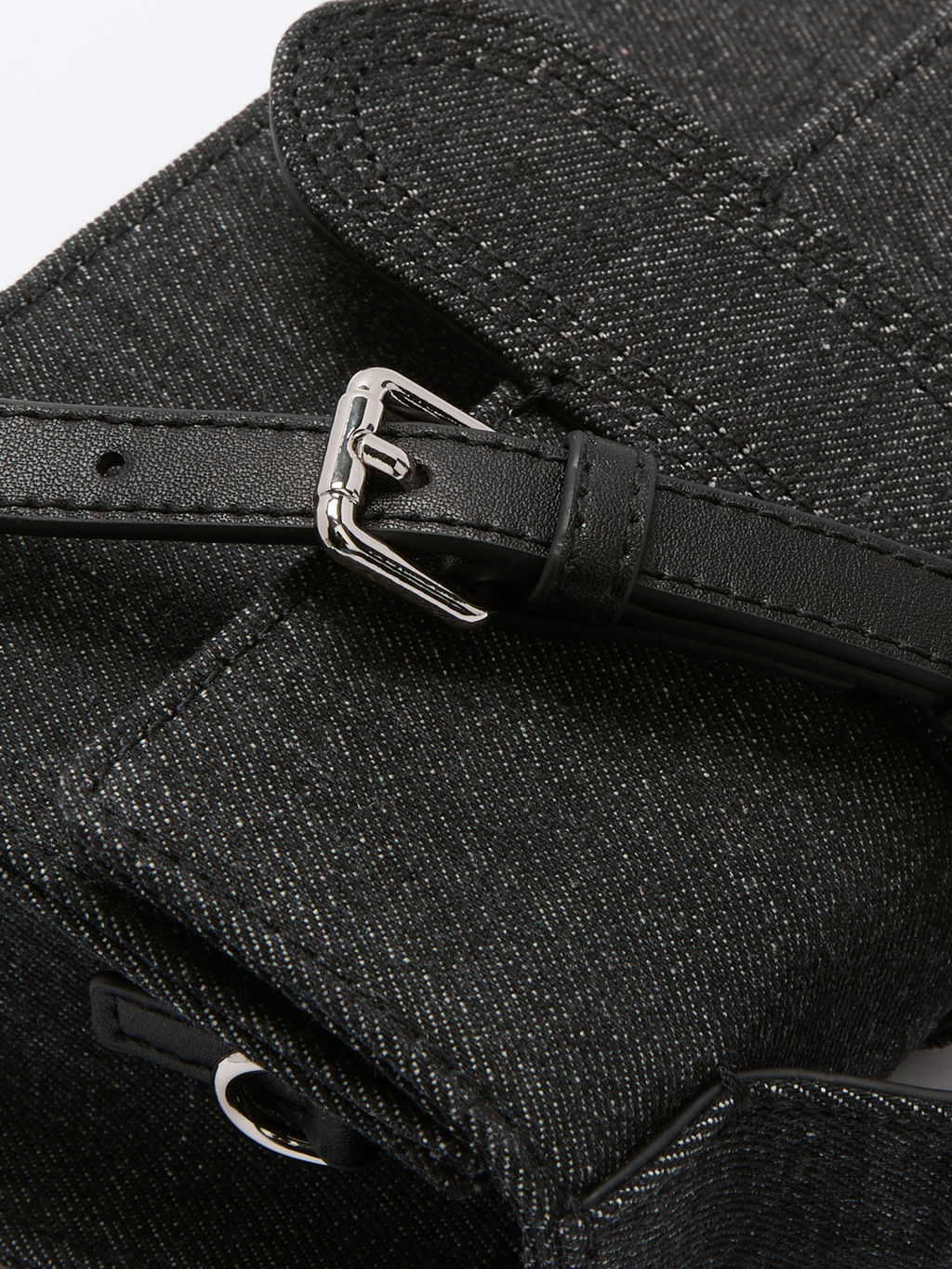 Женская сумка с ручками из денима TENDANCE Артикул 4248260, черный  фото 3