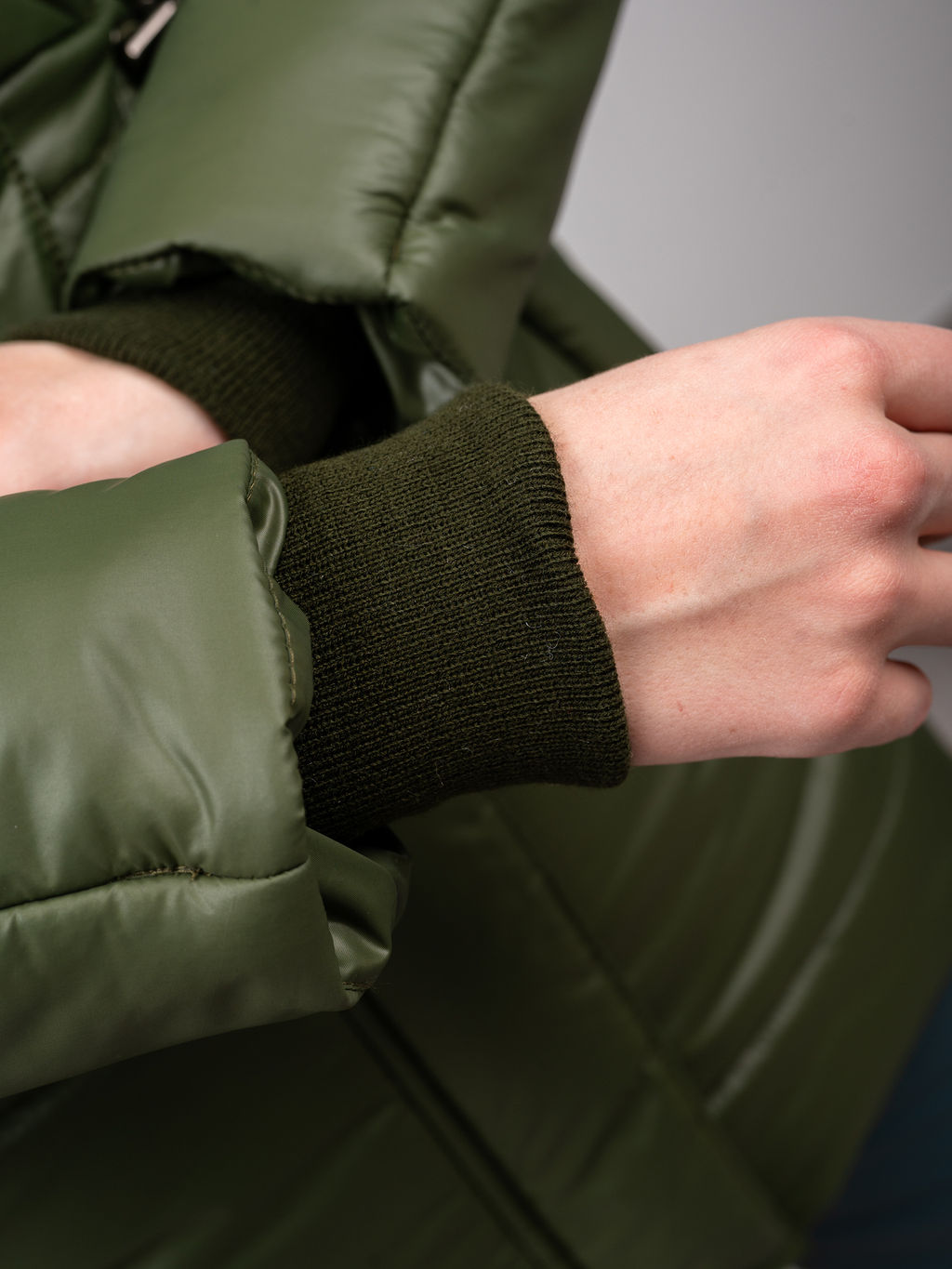 Костюм зимний, горнолыжный Арктика хаки-серый - Yollochka фото 6