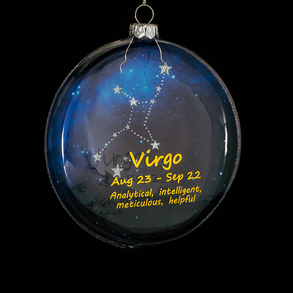 Цена за 12 шт. Украшение ErichKrause Decor Дева медальон 10см, стекло