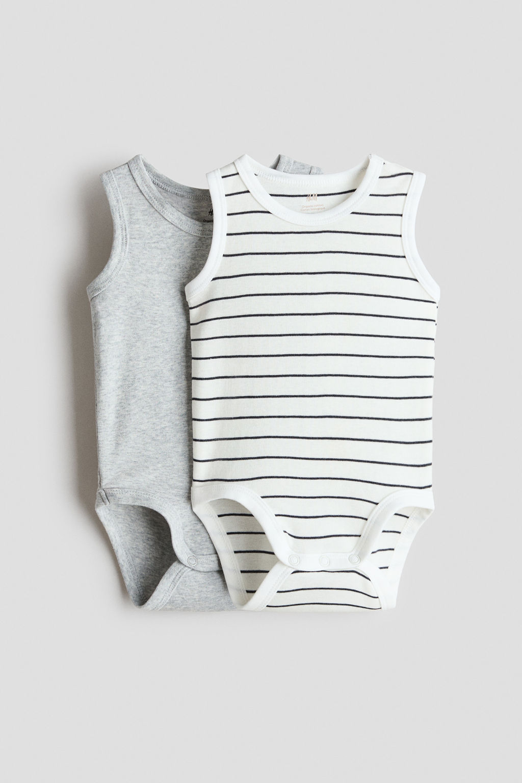 Pack de 2 bodies de algod?n sin mangas - H&m фото 2