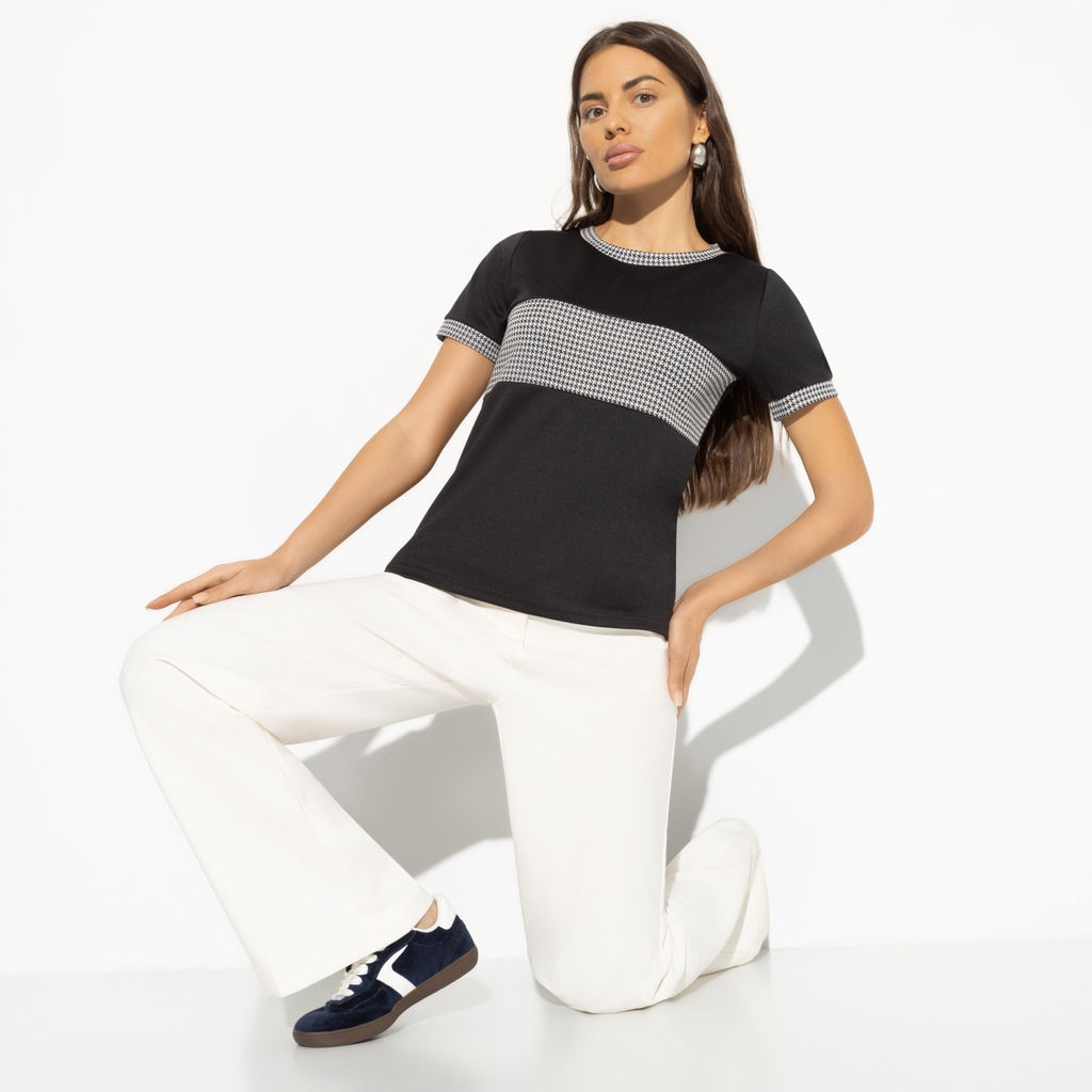 Футболка из эластичной ткани, Неповторимая ты (new) - Charutti фото 4