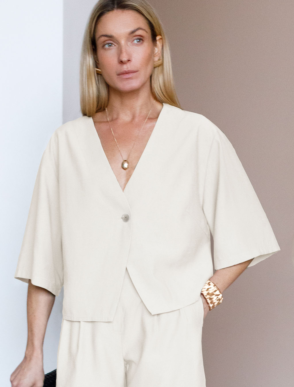 VILATTE / Блузка из плотного лиоцелла