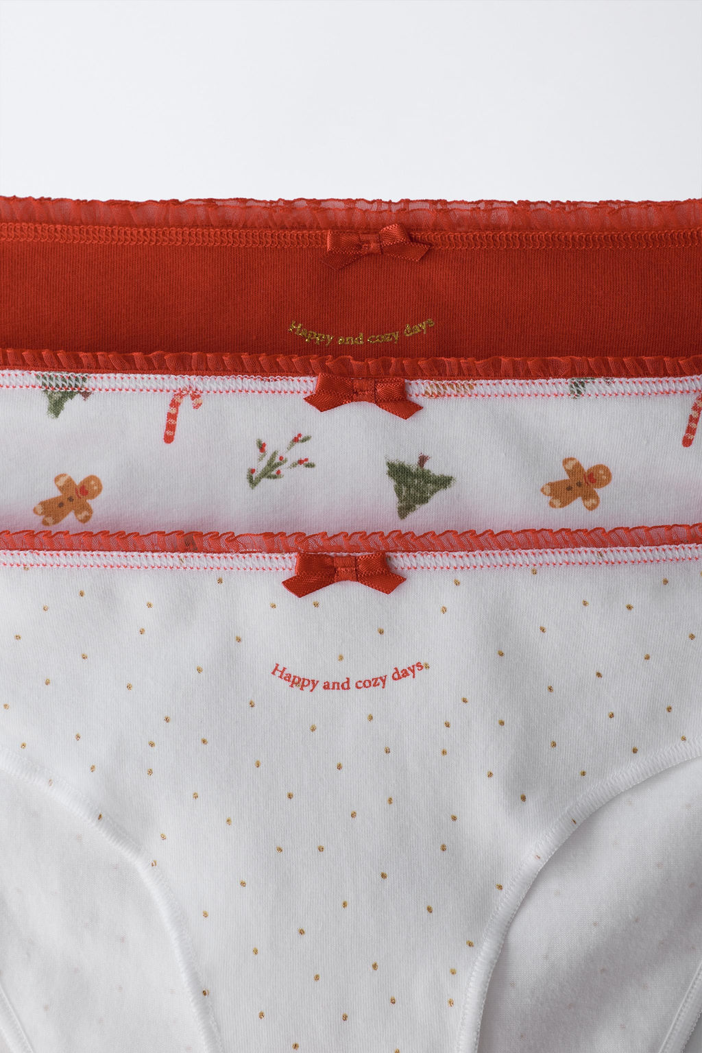 6-14 YEARS / THREE-PACK OF TREE AND BISCUIT BRIEFS