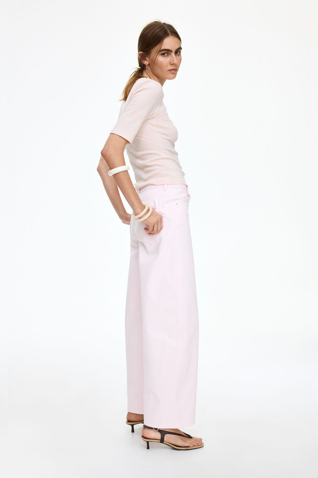 Camiseta en punto pointelle - H&m фото 8