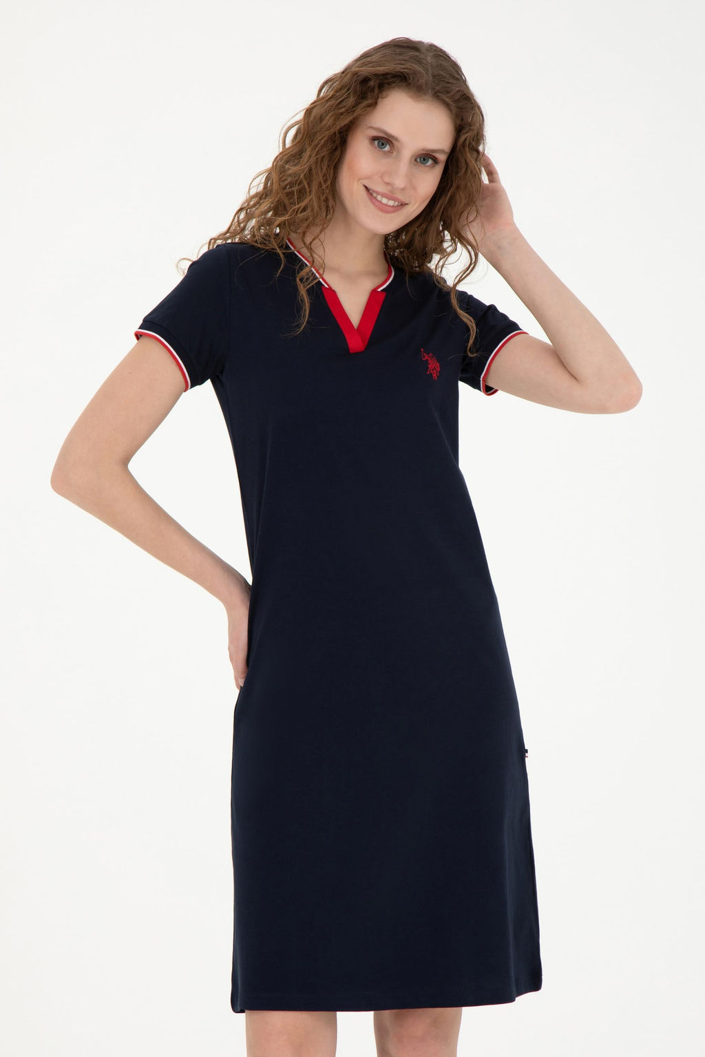 Женская темно-синяя ночная рубашка Неожиданная скидка в корзине - U.s. polo assn фото 9