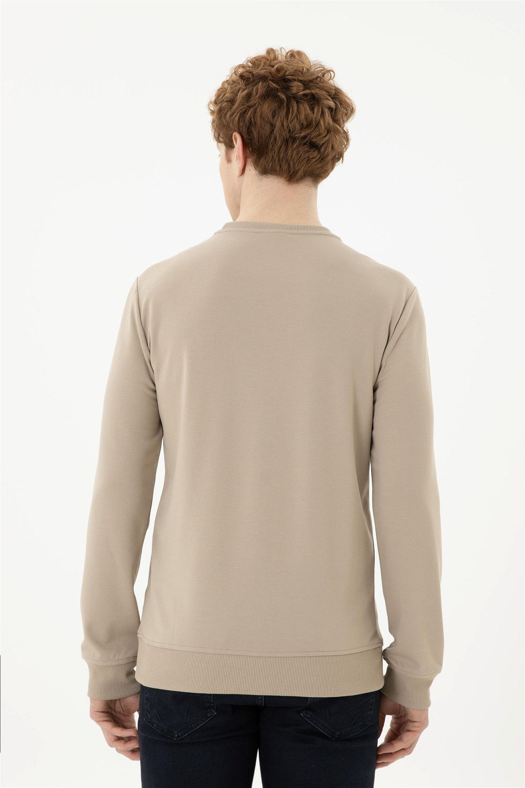 Мужской свитшот светло-хаки - U.s. polo assn фото 5