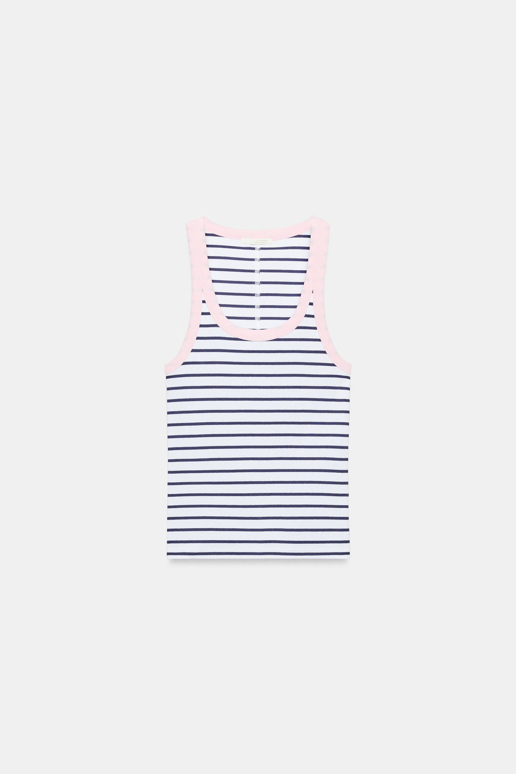 TOP MANGA SISA RIB / Rosa pastel - Zara фото 4