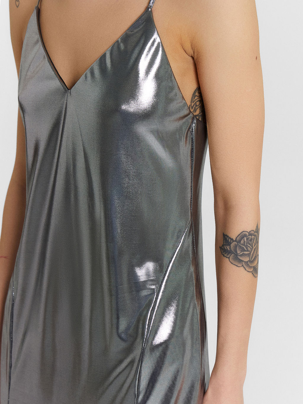 Сарафан женский серебристый - Mark formelle фото 5