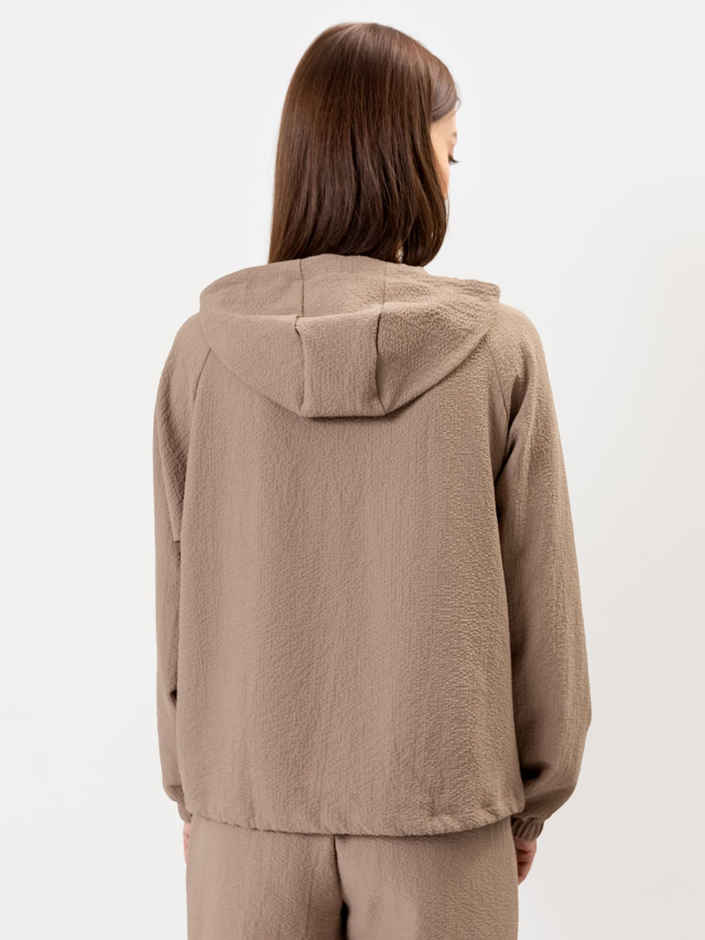 Худи женское в кофейном оттенке кофе 302832 - Mark formelle фото 4