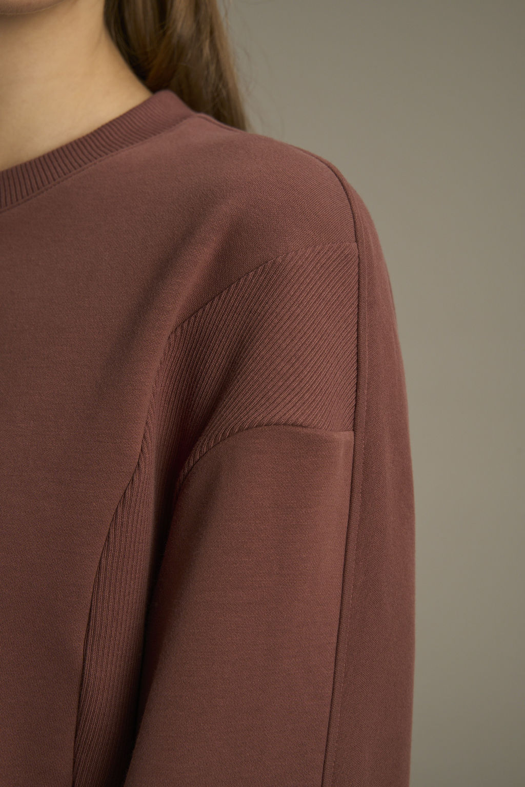 Свитшот утепленный Коричневый