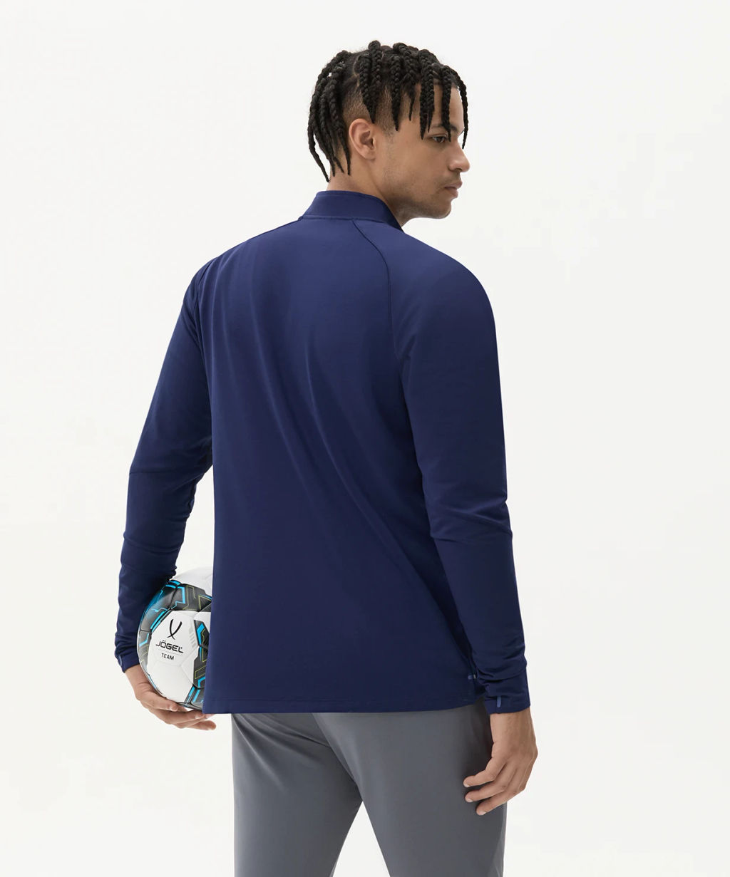 Джемпер тренировочный JOGEL PREMIER PerFormDRY Training 1/4 Zip Fleece Top, темно-синий  фото 9