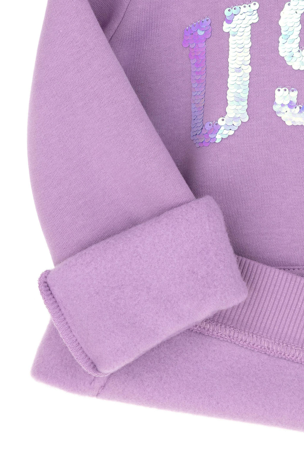 _ocuk Lila Basic Kap__onlu Sweatshirt