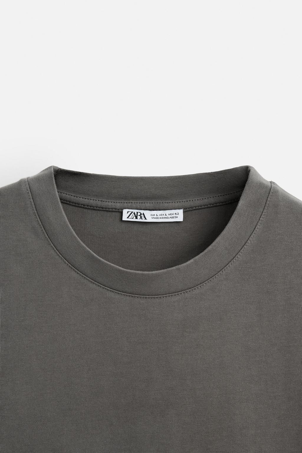 BASIC HEAVY WEIGHT T-SHIRT - Zara фото 45