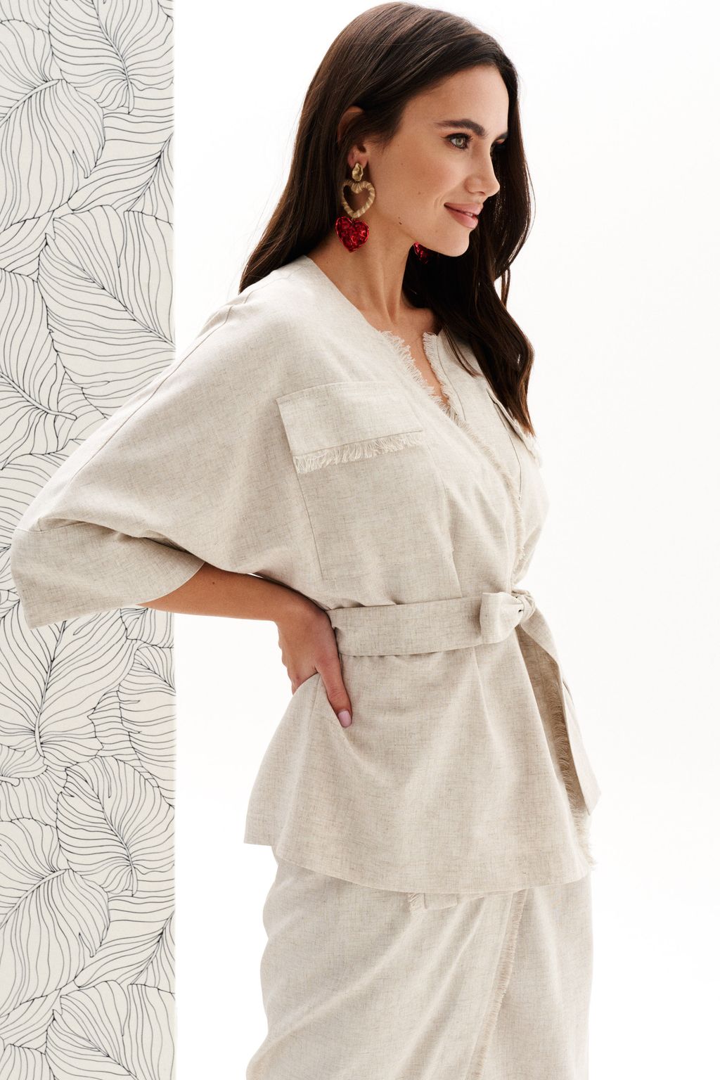 Комплект изо льна с вискозой - Elletto фото 11