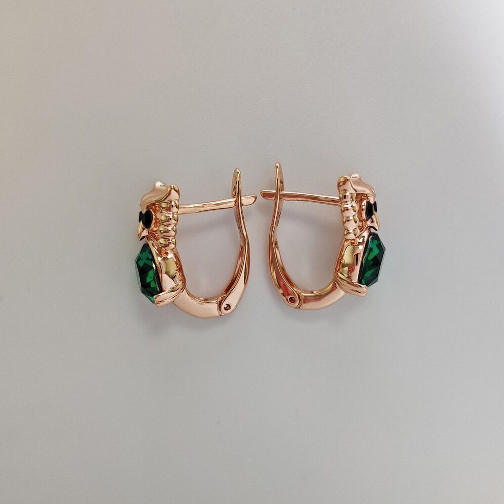 Серьги с кристаллами Swarovski