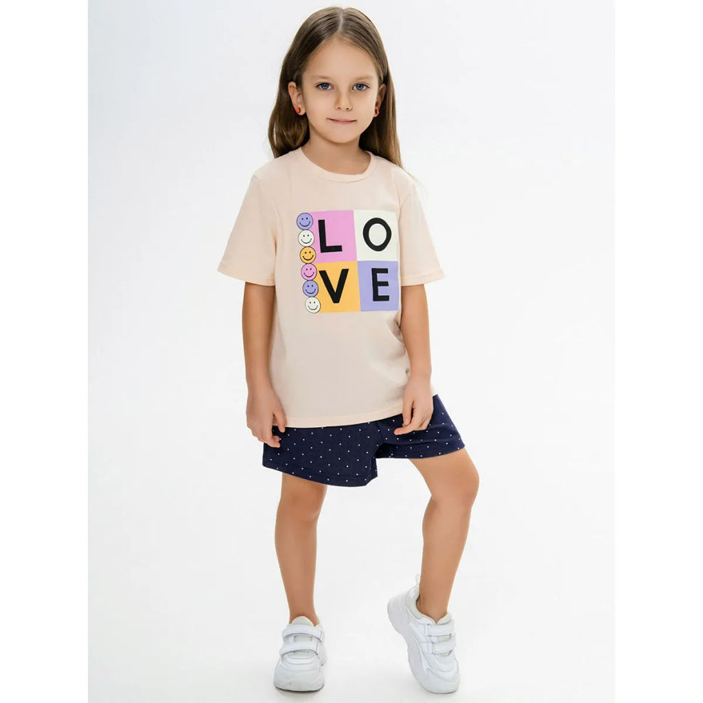 Комплект футболка кулирка и шорты футер 7360900102 - Youlala фото 10