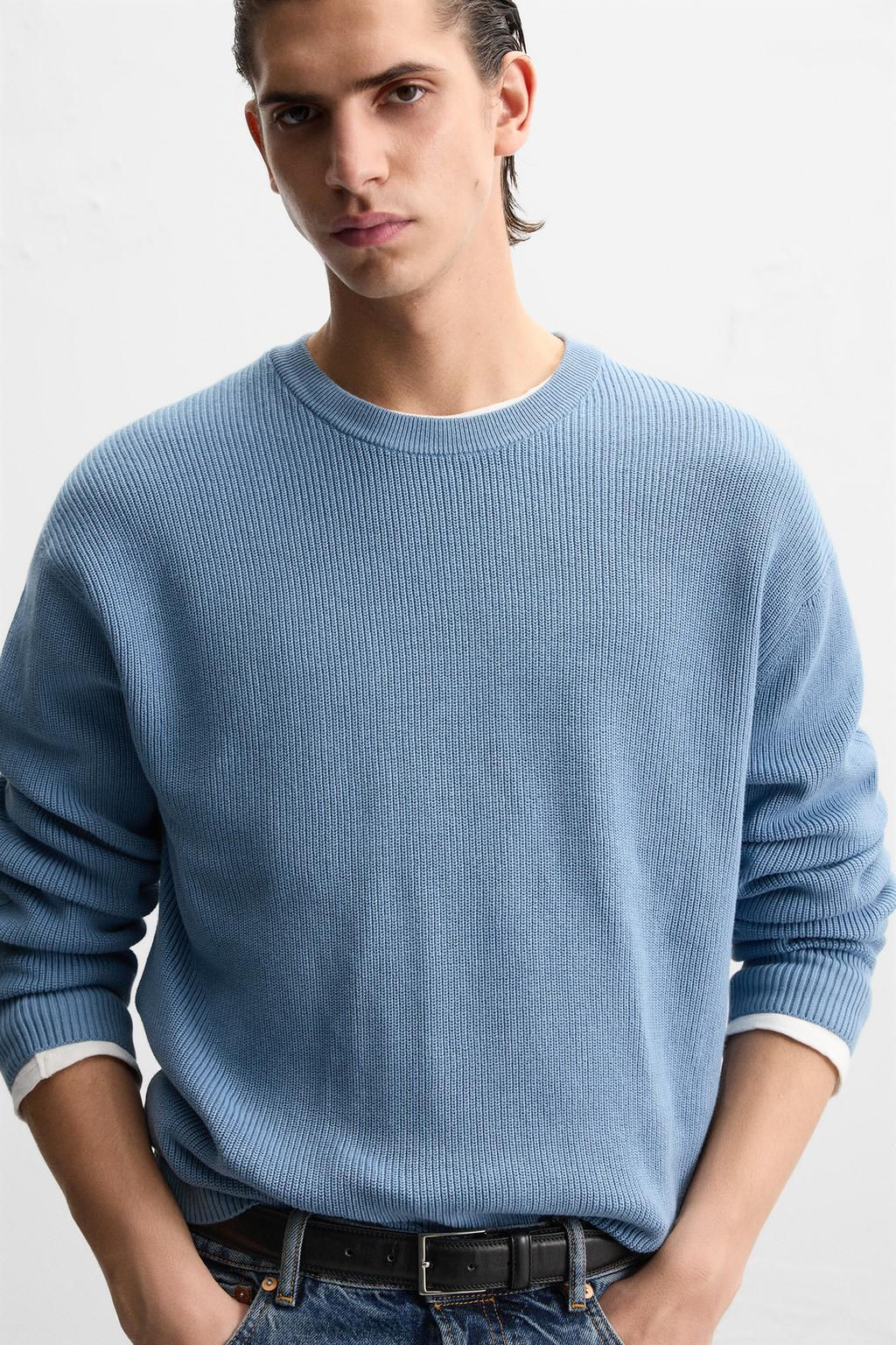 BASIC PURL KNIT SWEATER - Zara фото 32