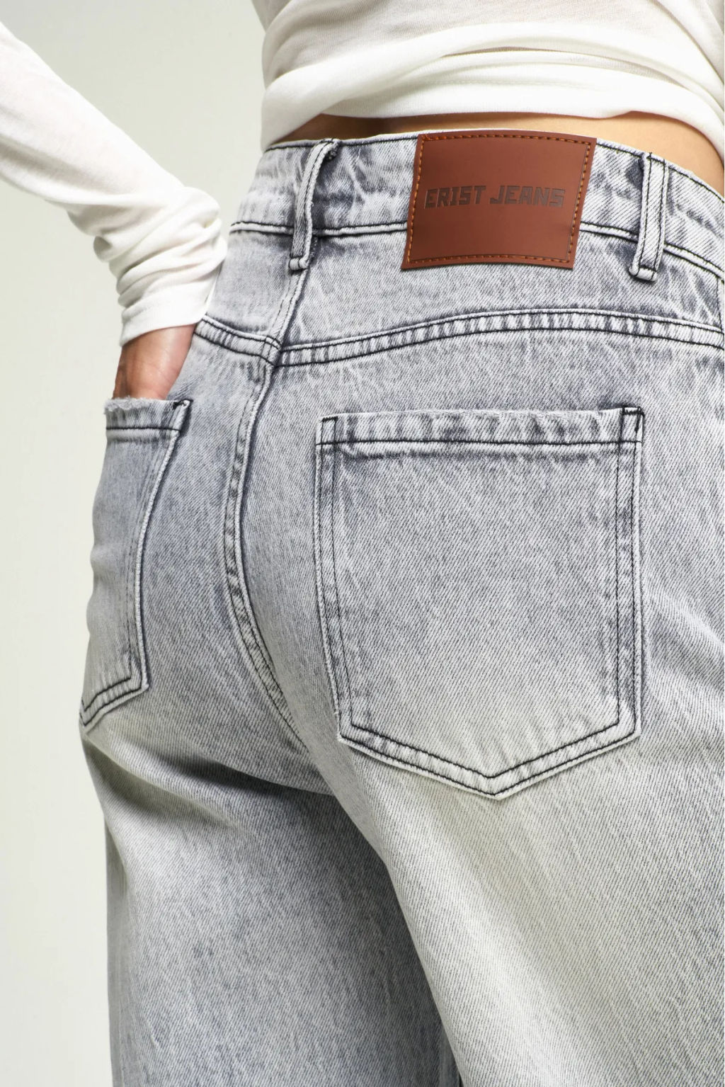 Джинсы Straight Classic Grey - Erist store фото 6