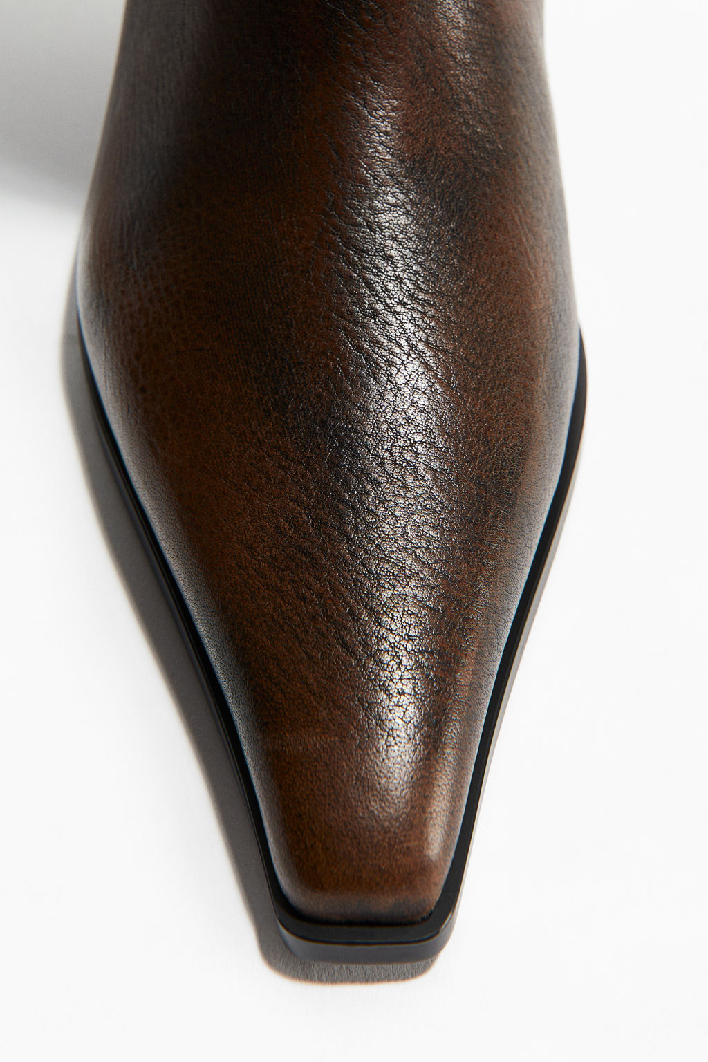 Botas de piel a la rodilla - H&m фото 4