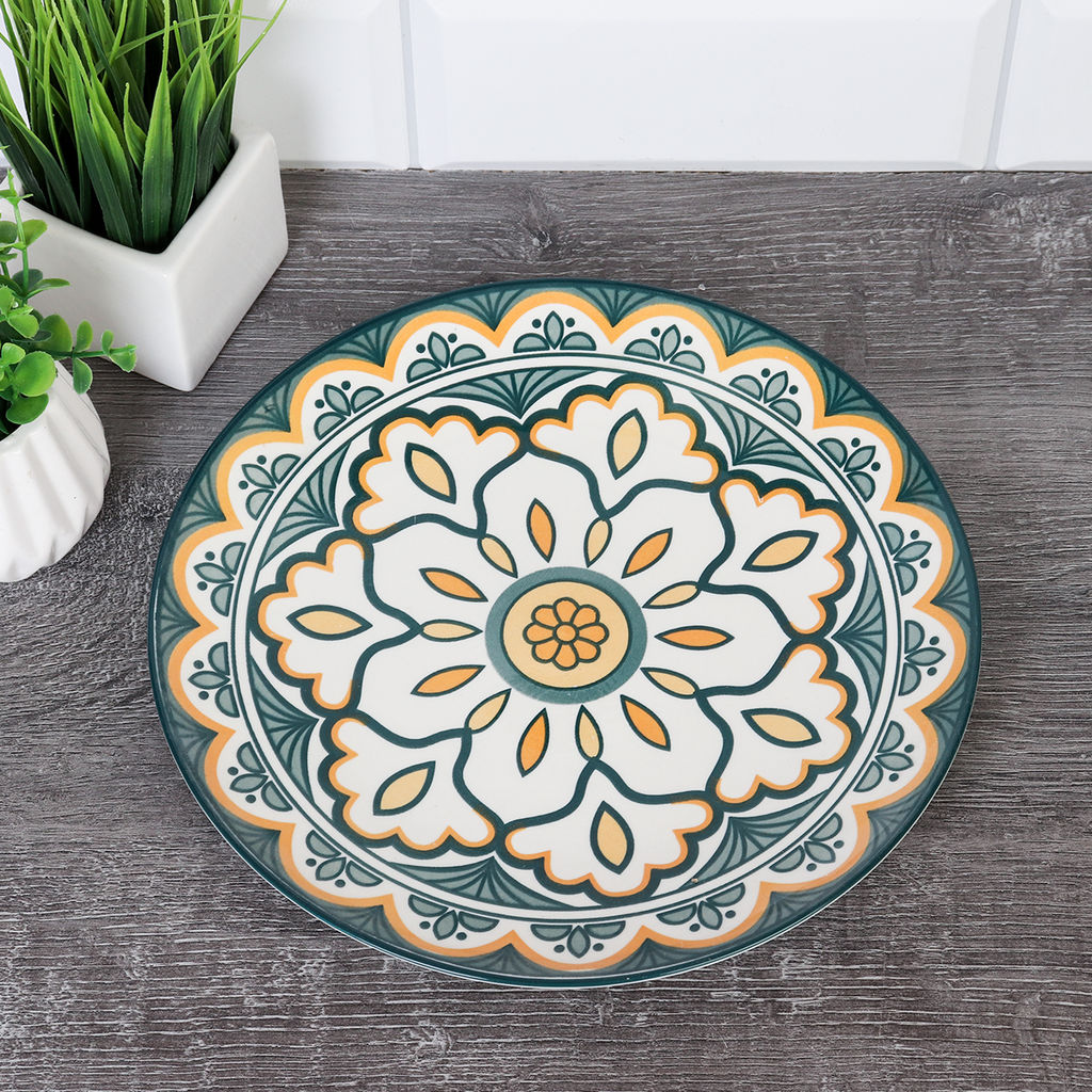 Блюдо круглое 21,5 см / ZY014 /уп 60/ - Галеонтрейд фото 4