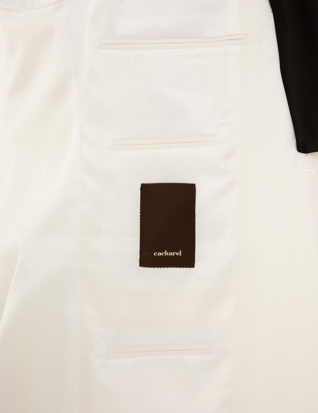Смокинг узкого кроя цвета экрю для жениха - Cacharel фото 6