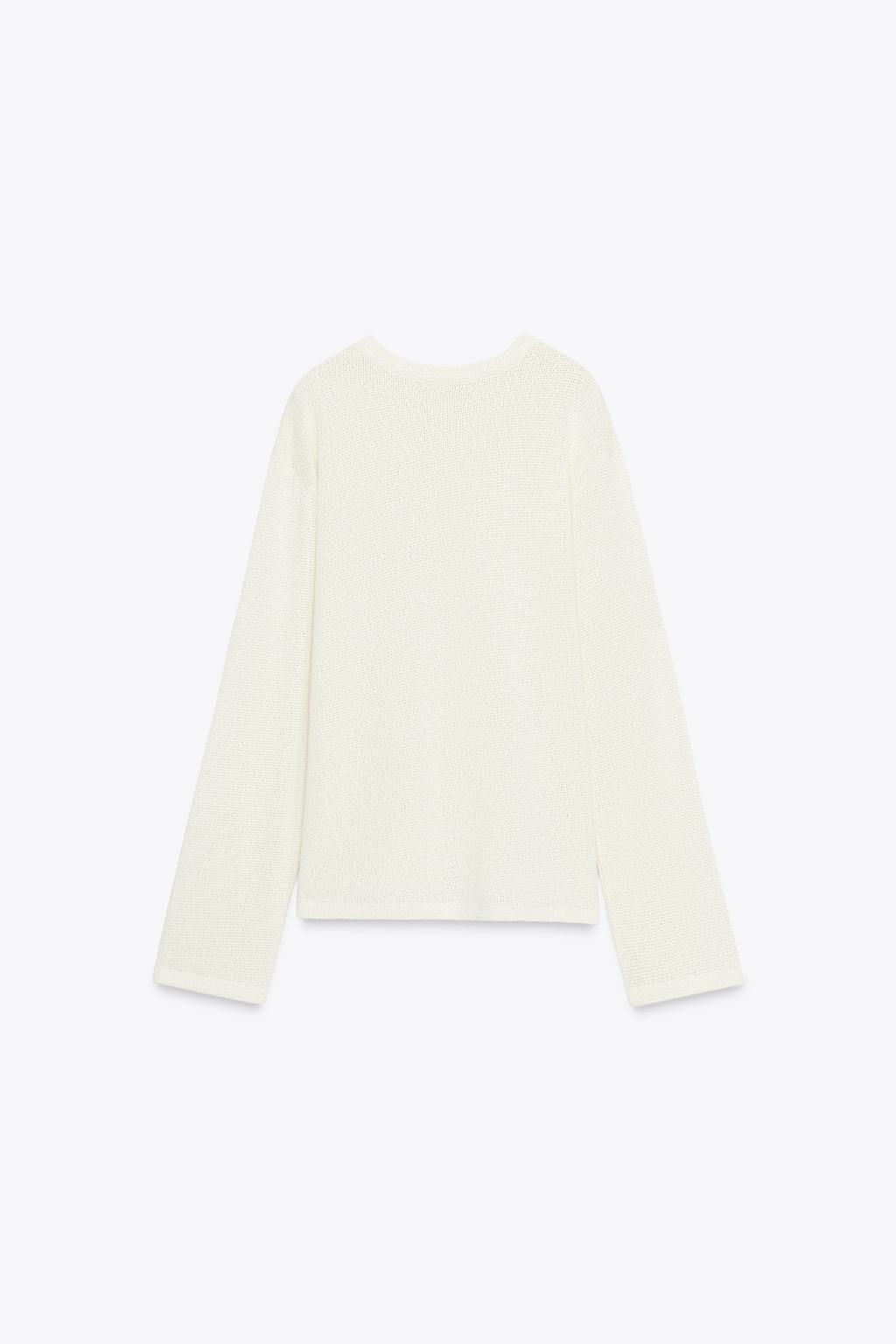 CUT-OUT KNIT TOP - Zara фото 17