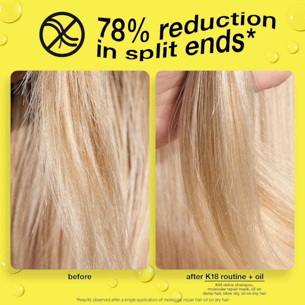 *K18 Масло-бустер для молекулярного восстановления волос HAIR Molecular Repair Hair Oil, 30ml