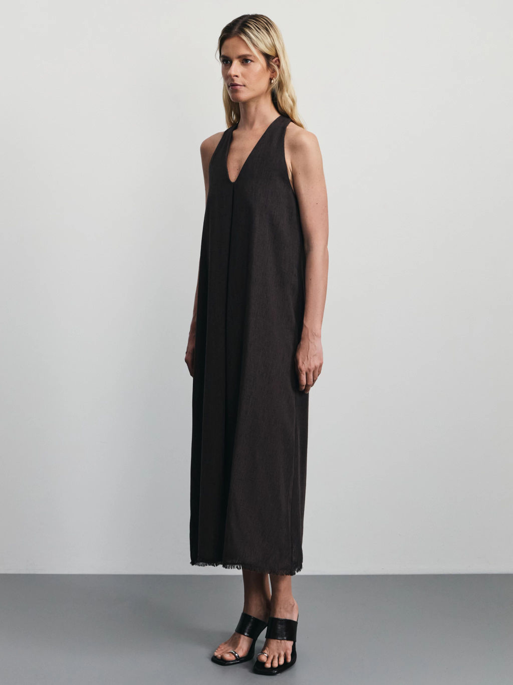 Платье трапеция длины макси / Zarina  фото 4