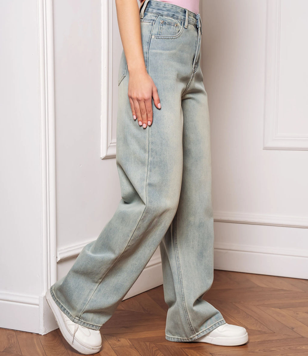 Джинсы #КТ8733, голубой - Dommod фото 3