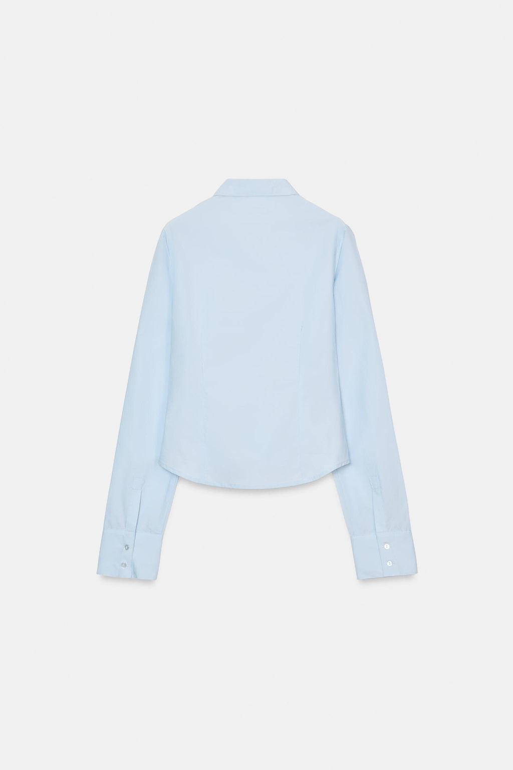 POPLIN SHIRT WITH ELASTIC GATHERING - Zara фото 21