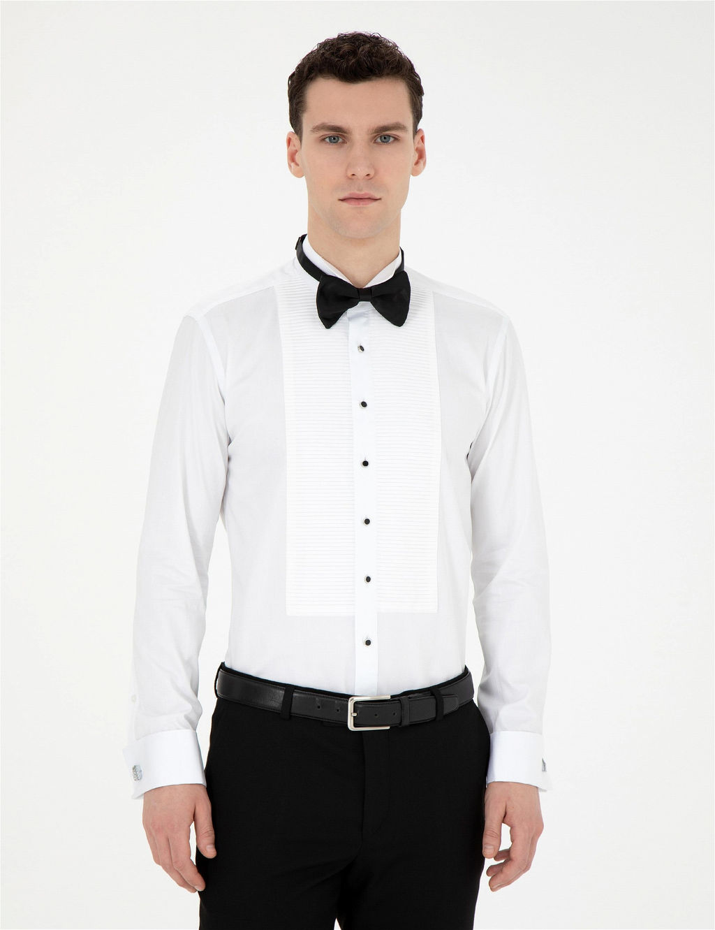 Beyaz Slim Fit Smokin G_mlek