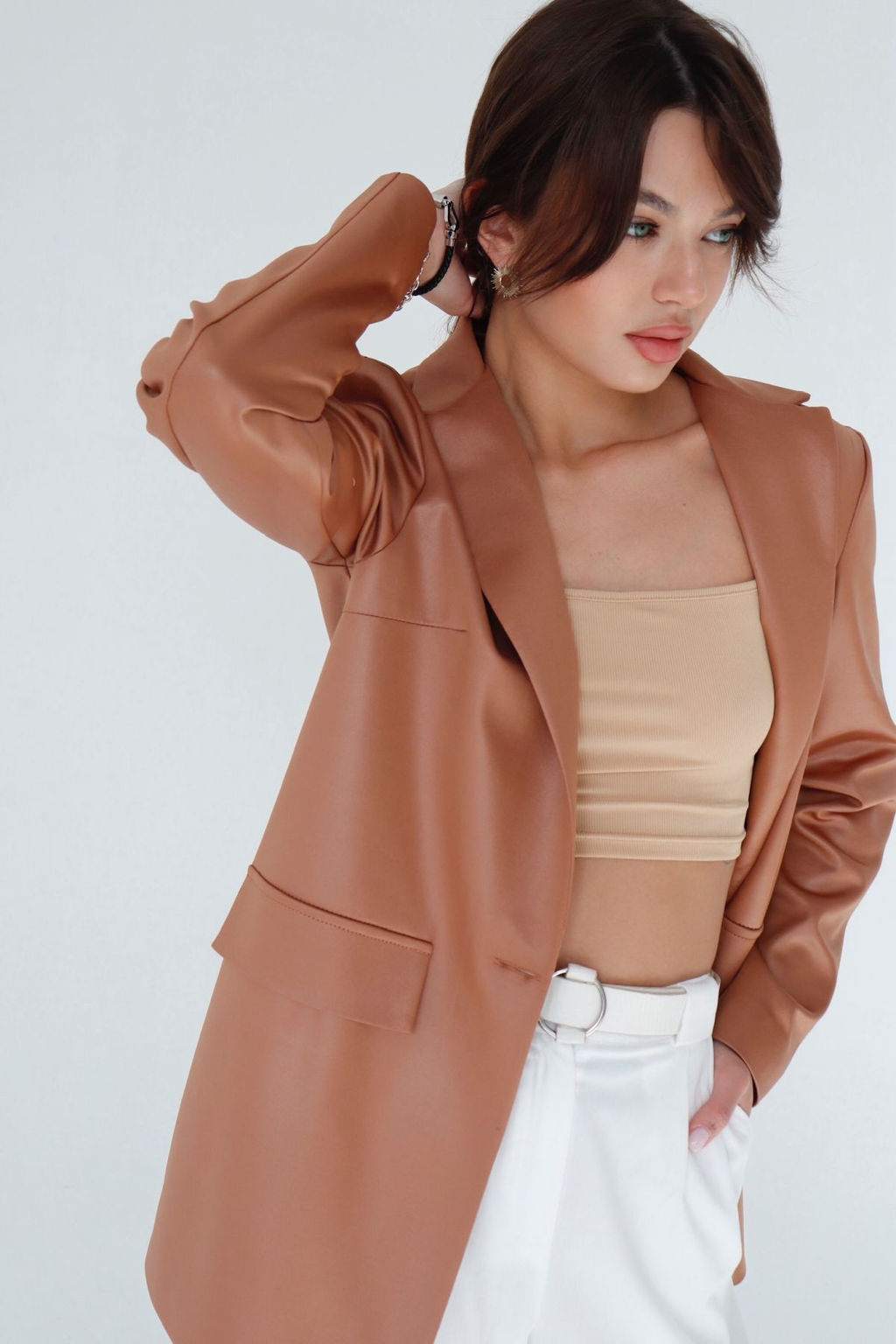 Жакет удлинённый с английским воротником - Martichelli фото 146