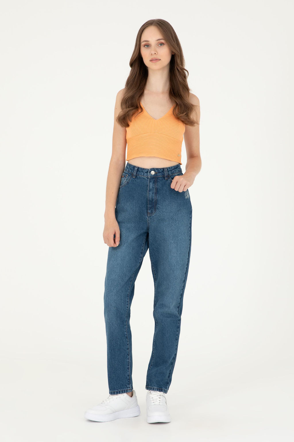 Женские синие джинсовые брюки Неожиданная скидка в корзине - U.s. polo assn фото 7