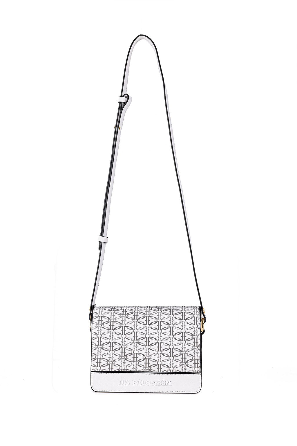 Женская белая сумка через плечо Неожиданная скидка в корзине