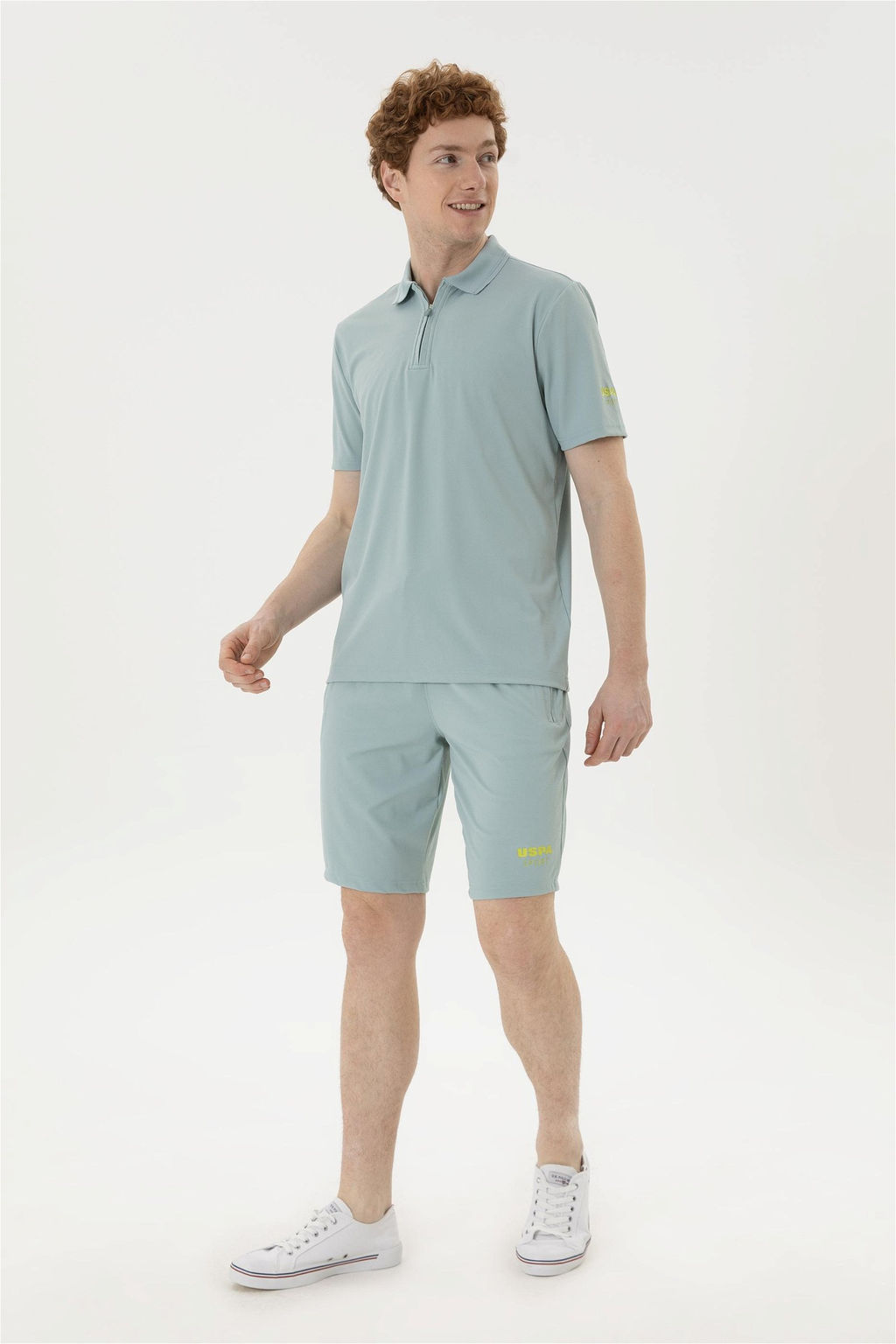 Мужская футболка водно-зеленого цвета - U.s. polo assn фото 4