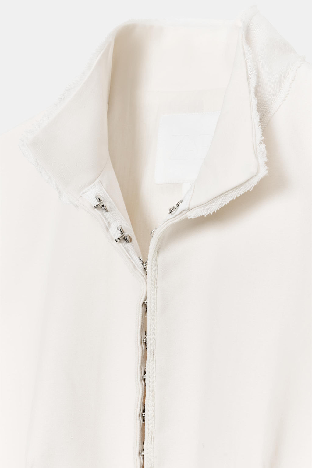 BLAZER ENTALLADA COMBINADA ZW COLLECTION / Crudo - Zara фото 9