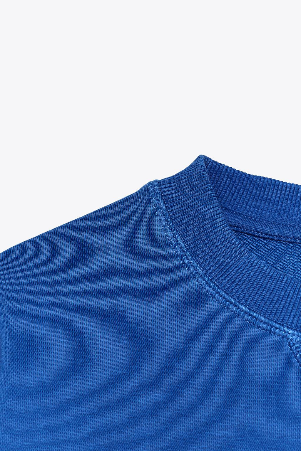 FADED SLOGAN SWEATSHIRT - Zara фото 7