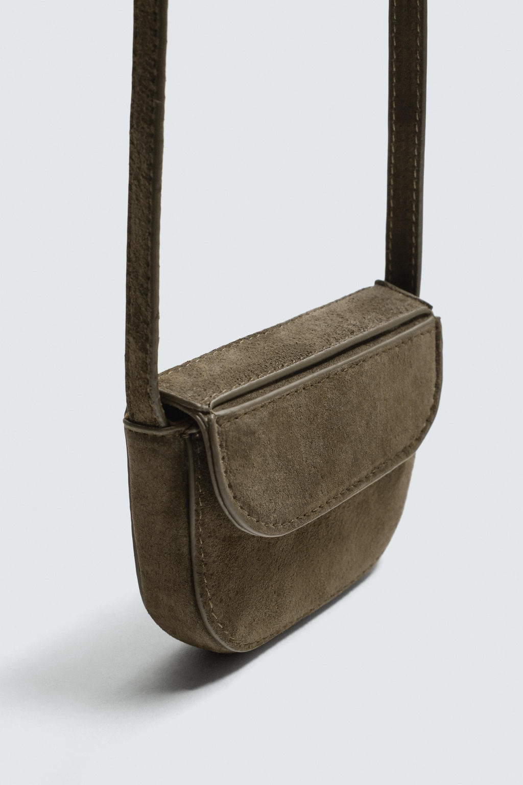 MINI LEATHER CROSSBODY BAG - Zara фото 5