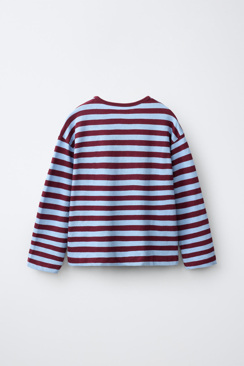 CAMISETA SOFT RAYAS / Marr?n - Zara фото 2