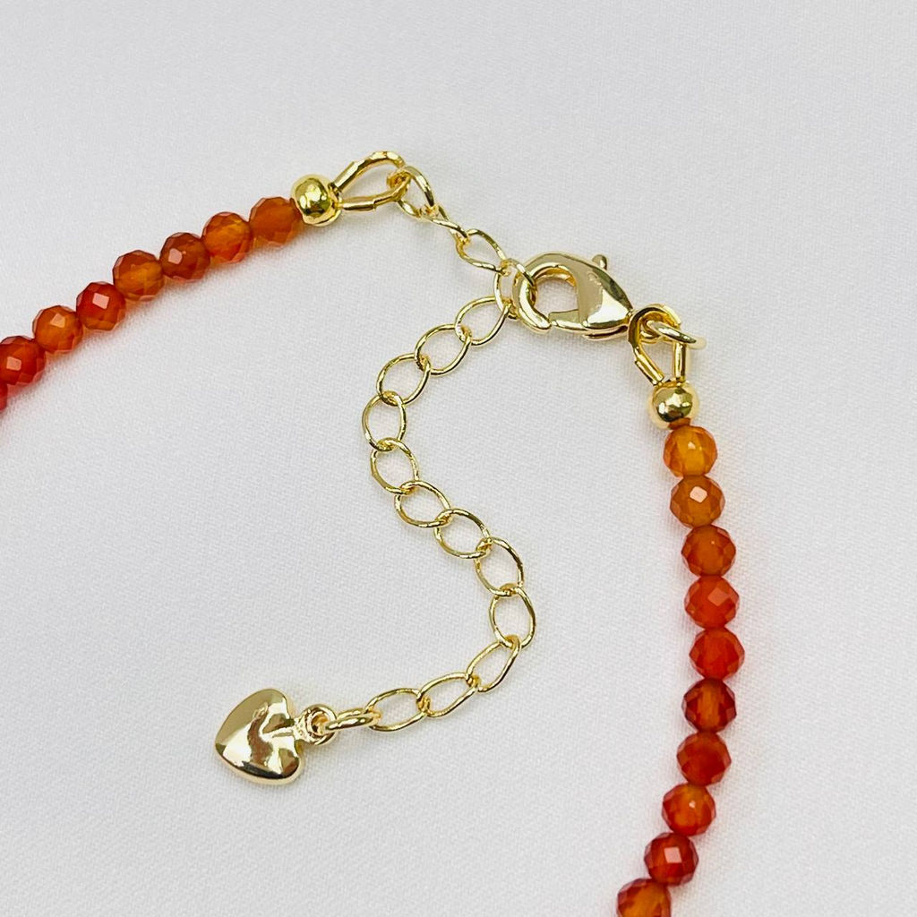 Браслет из Сердолика и Цитрина - Радуга самоцветов фото 4