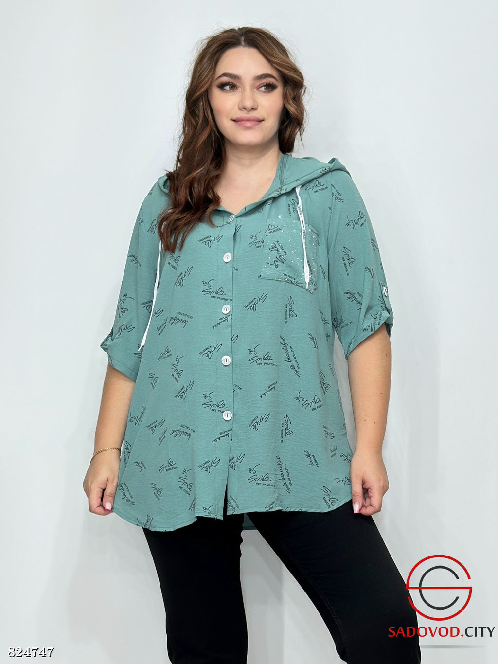 Кофта женская с капюшоном