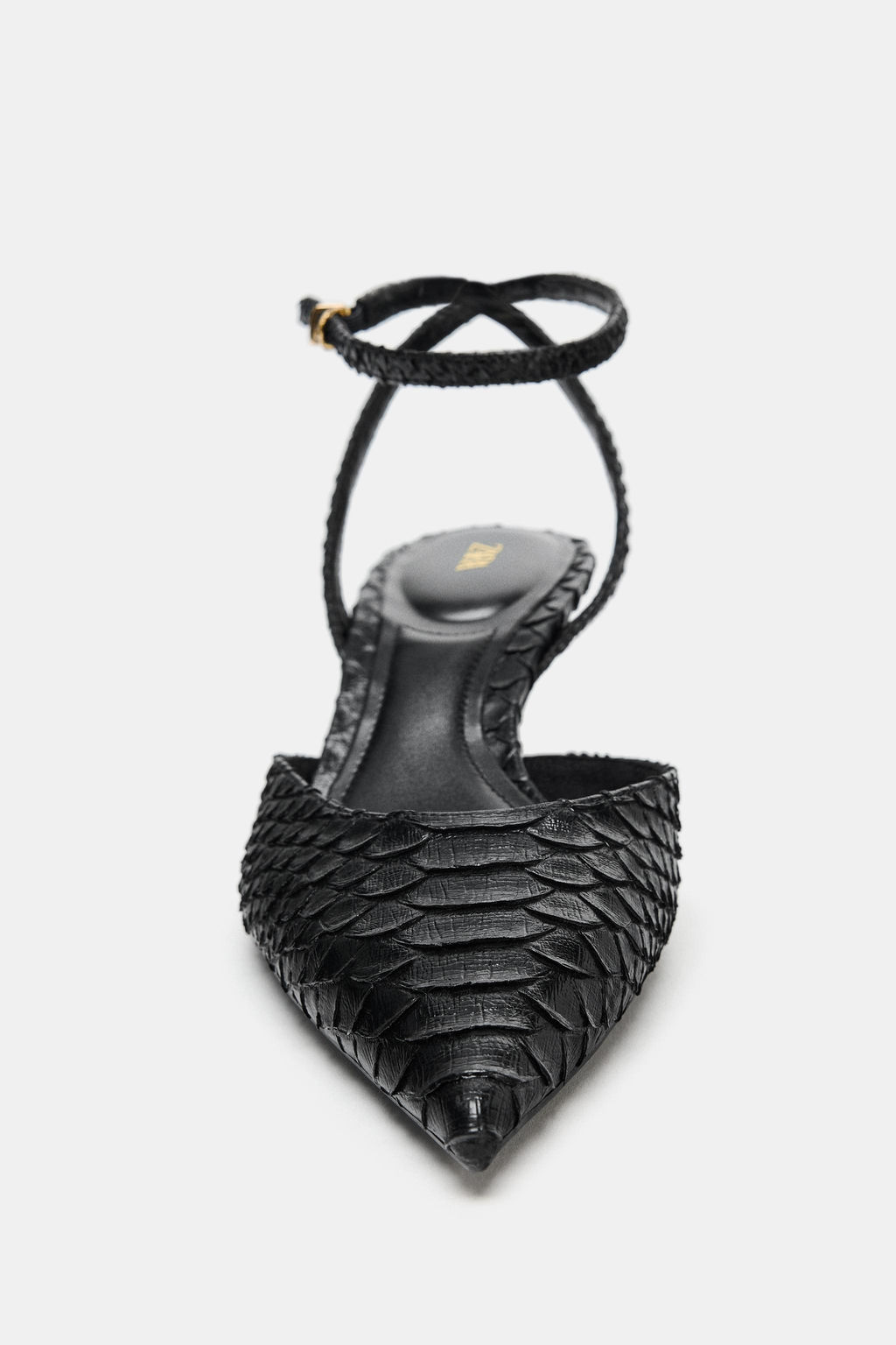 EMBOSSED SLINGBACK SHOES - Zara фото 5