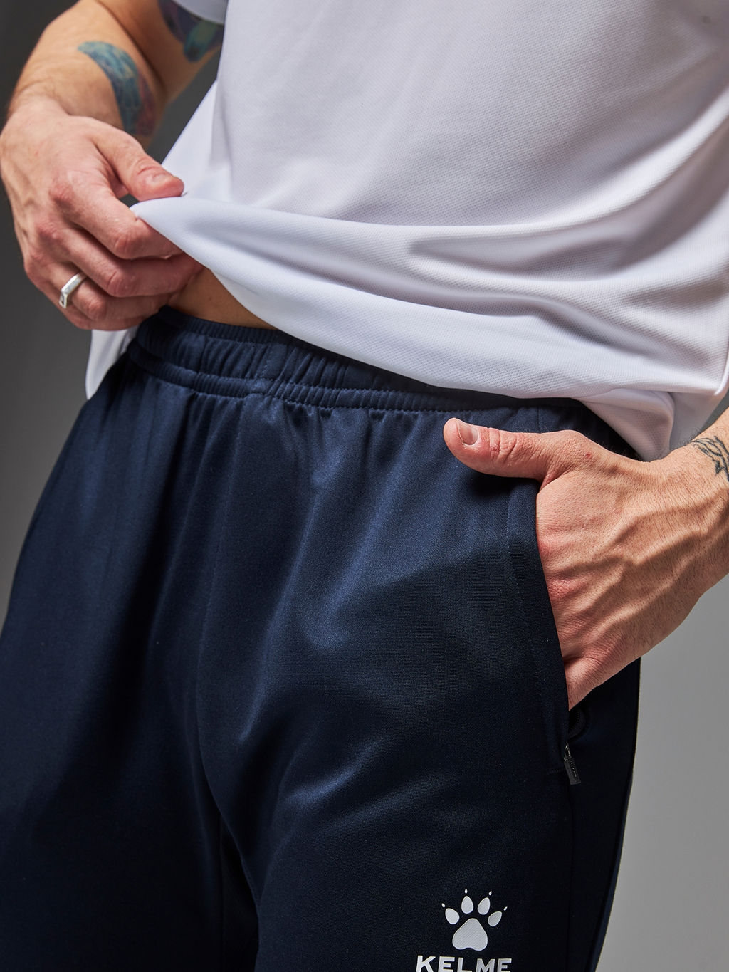 Брюки KELME Knitted Leg Trousers Dark Blue