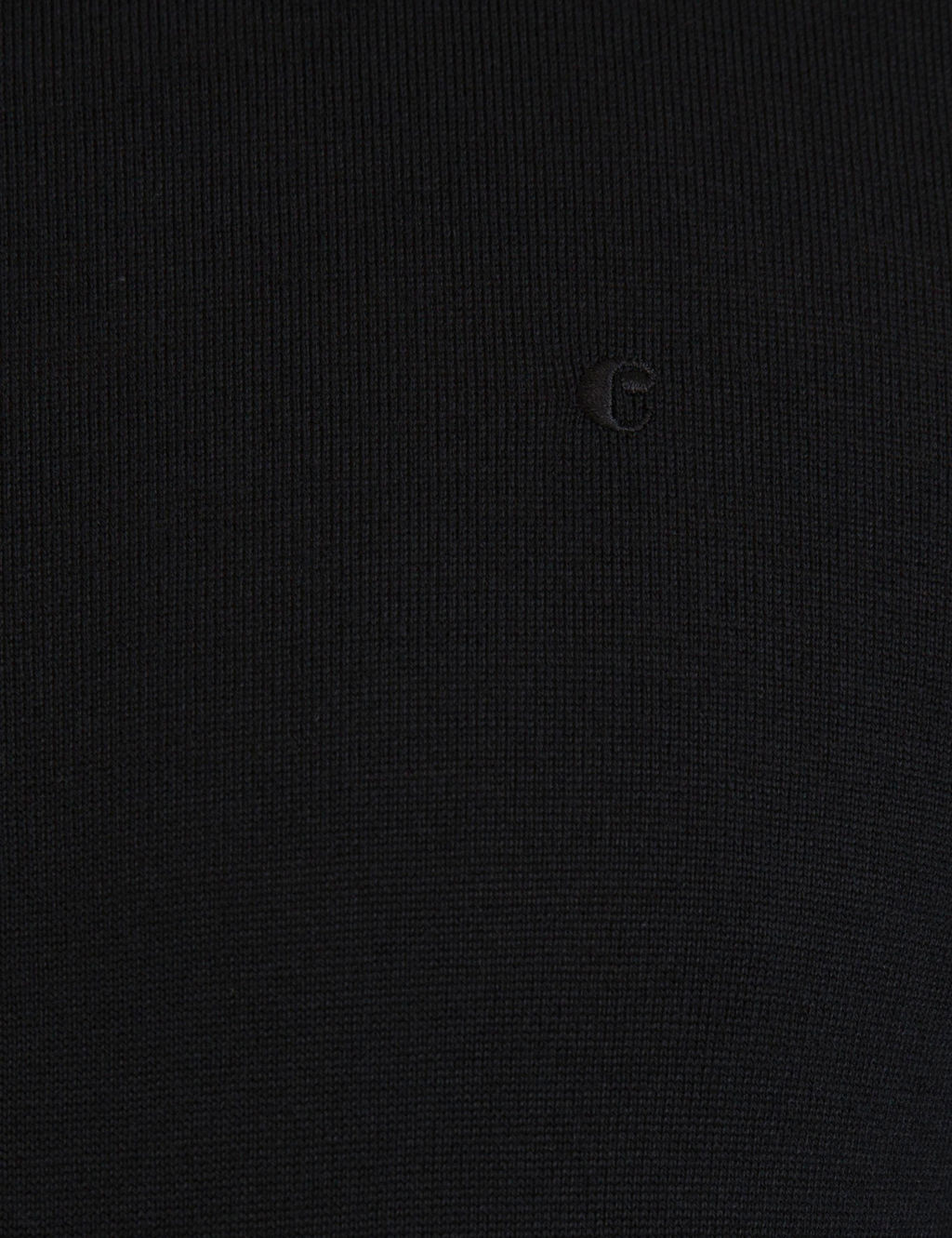 Черный базовый вязаный свитер с водолазкой узкого кроя - Cacharel фото 11