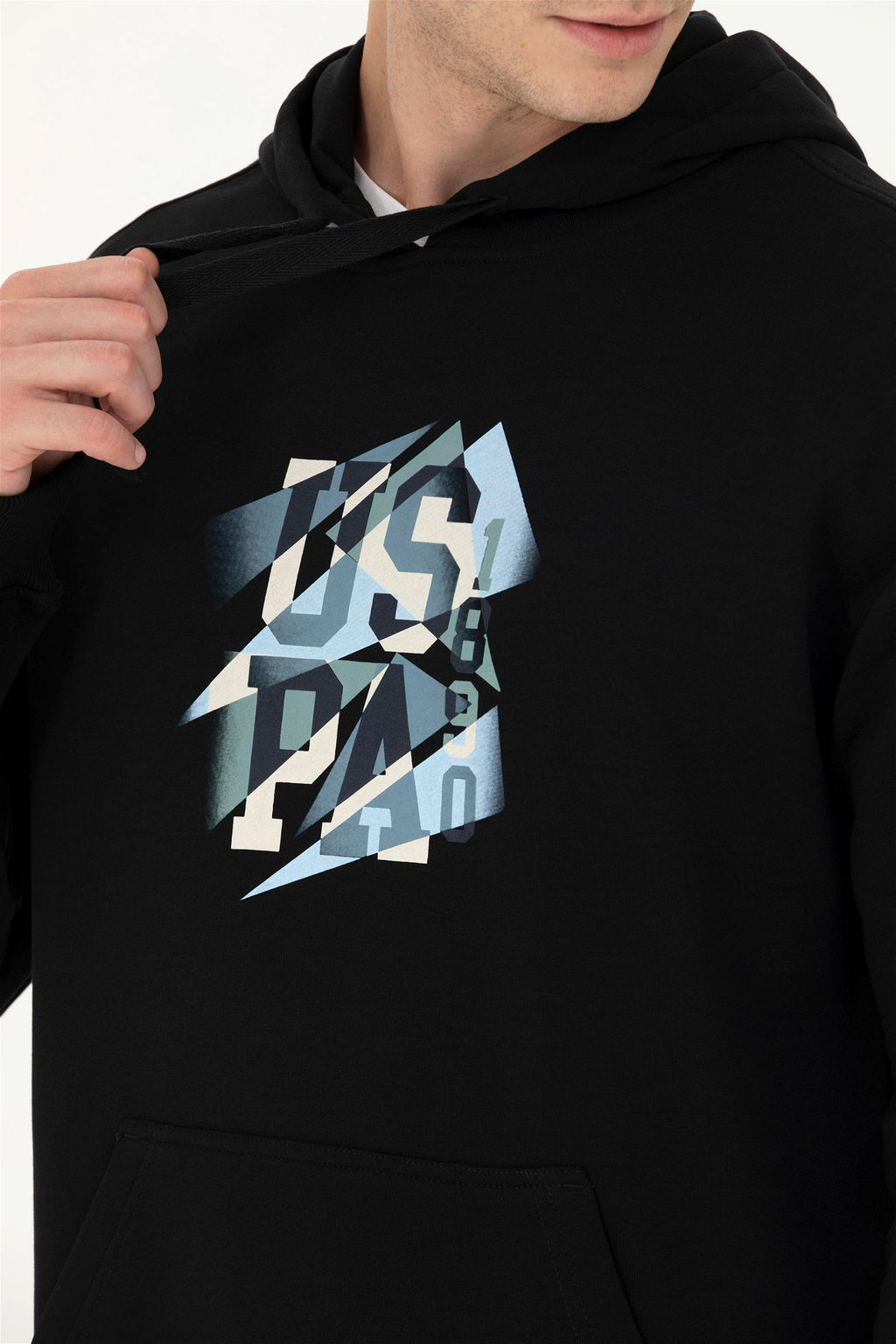 Мужской черный свитшот - U.s. polo assn фото 14