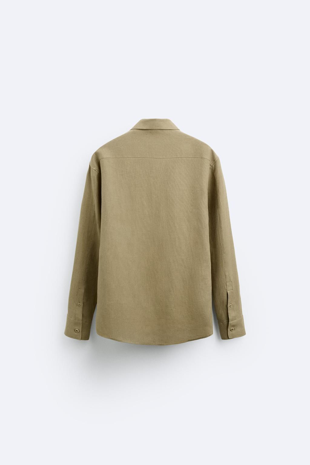 %100 KETEN GOMLEK - Zara фото 8