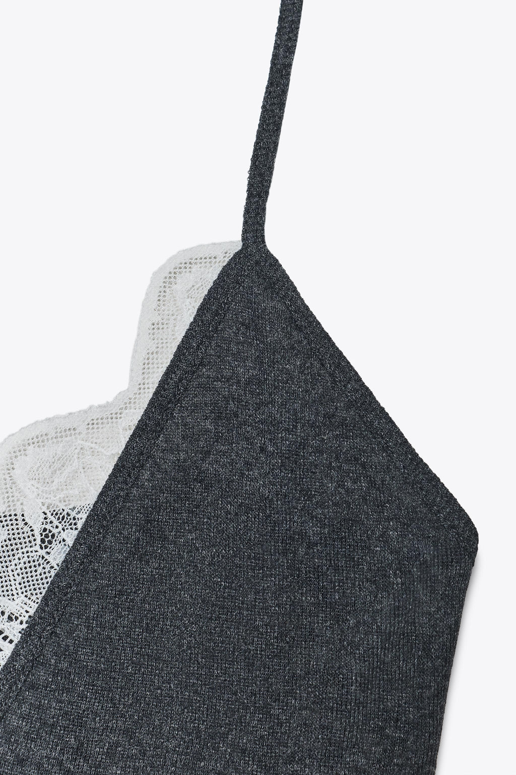 LACE STRAPPY TOP - Zara фото 7