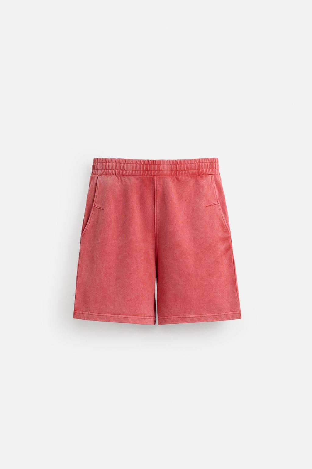 RELAXED FIT JOGGER BERMUDA SHORTS - Zara фото 7
